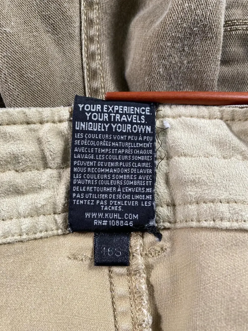 Kuhl Legendary Pants Mens 32x32 Beige Easy Rydr Canvas Stretch 5 Pocket Outdoor